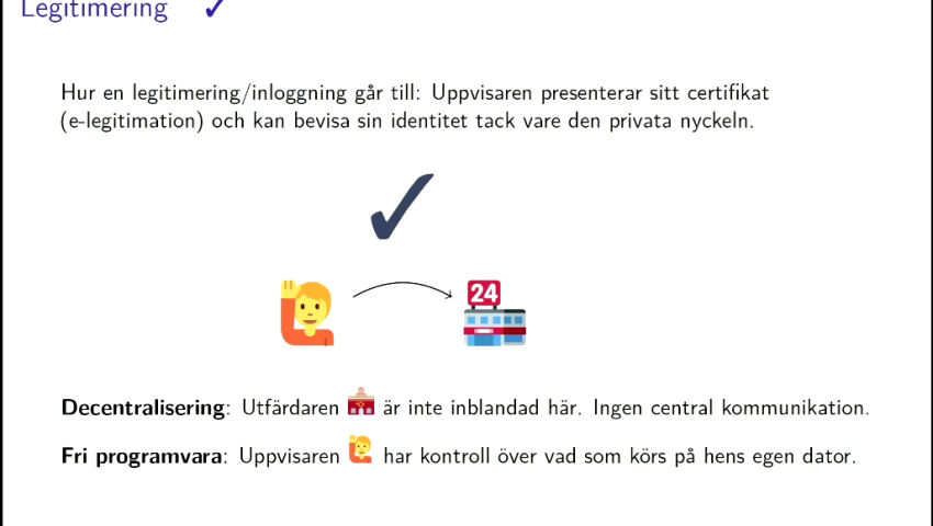 Fri och öppen e-legitimation